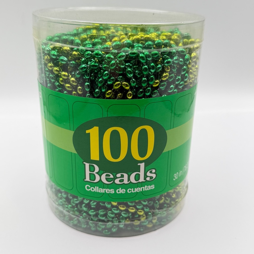 Amscan Mardi Gras Bead Necklaces 100‎ Count 30 Inch Party Parade Beads